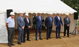 Klaipėdos futbolo mokyklos statybų pradžia
