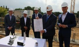 Klaipėdos futbolo mokyklos statybų pradžia