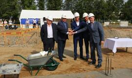 Klaipėdos futbolo mokyklos statybų pradžia