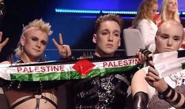 Islandija nubausta už propalestinietišką protestą per „Euroviziją“