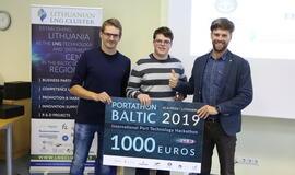 Uosto technologijų hakatone triumfavo Klaipėdos universiteto atstovai