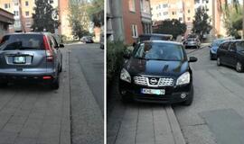 Šaligatviai tapo skirti automobilių laikymui?