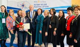 Jolanta Juškevičienė įvertinta už ypatingą indėlį į Rotary veiklą