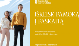 KU jau tryliktą kartą siūlo iškeisti pamoką į paskaitą