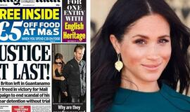 M. Markle kelia bylą britų laikraščiui „The Mail on Sunday“