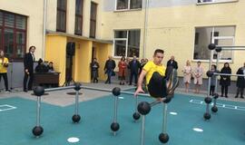 Atidaryta parkūro aikštelė