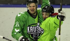 Lietuvos ledo ritulio čempionate - „Kaunas Hockey“ pergalė 18 įvarčių skirtumu