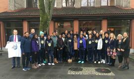 Viešnios iš JAV supažindintos su Klaipėda ir mūsų sportu