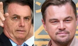 Brazilijos prezidentas dėl Amazonės gaisrų apkaltino net L. Dicaprio: jis duoda tam pinigų