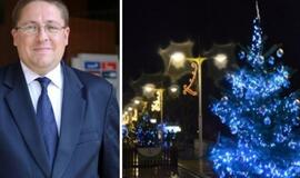 Palangos miesto mero Šarūno Vaitkaus sveikinimas šv. Kalėdų ir Naujųjų metų proga