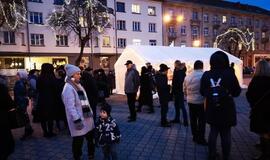 Klaipėdoje įžiebta didžioji menora