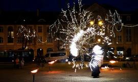 Klaipėdoje įžiebta didžioji menora