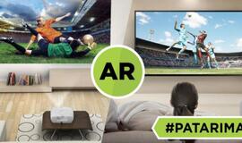 Projektorius vietoje televizoriaus: kam ir ar verta?