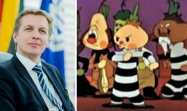 Tarp pasipūtusio iš prabangos pomidoro ir vargšo svogūnėlio Čipolino