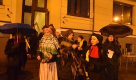 Atminimo laužai prie savivaldybės