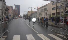 Lietus bėgusiųjų Laisvės gynėjų keliu klaipėdiečių neišgąsdino