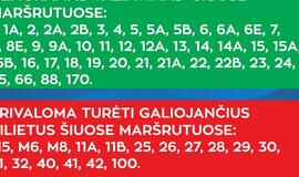 Per šventes – papildomi autobusai