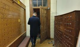 Susisiekimo ministras Klaipėdos centriniame pašte