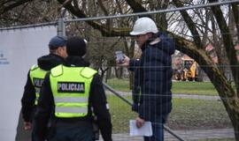 Danės skvere kertami medžiai