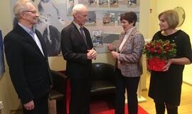 Algirdą Plungę 80-ojo gimtadienio proga sveikino Klaipėdos valdžios ir sporto bendruomenė