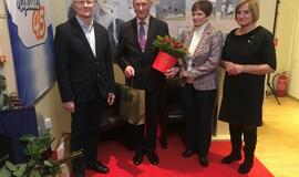 Algirdą Plungę 80-ojo gimtadienio proga sveikino Klaipėdos valdžios ir sporto bendruomenė