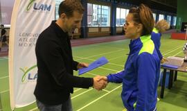 Apdovanoti geriausi Klaipėdos lengvosios atletikos mokyklos sportininkai
