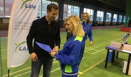 Apdovanoti geriausi Klaipėdos lengvosios atletikos mokyklos sportininkai