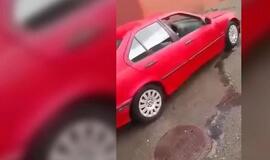 Plovykloje klaipėdietės paliktas BMW pateko į rankas chuliganams