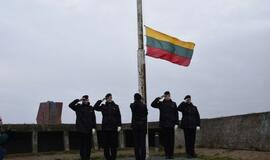 Klaipėdos piliavietėje iškilo Trispalvė