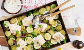 Orkaitėje kepta žuvis: skaniausias receptas