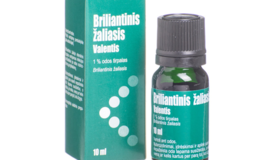 Vaistininkai: briliantinei žalumai ne vieta ant kiaušinių