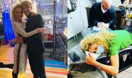 E. Daniūtė su vyru M. Gozzoli pasidarė svarbią reikšmę turinčias tatuiruotes