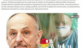 Paneigimas: Straipsnyje „Seimo narys įtaria, kad virusas sukurtas tyčia“ - klaidinanti informacija