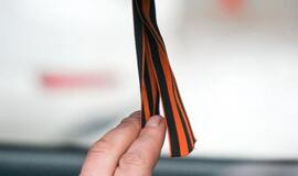 Latvijoje siekiama uždrausti Georgijaus juosteles