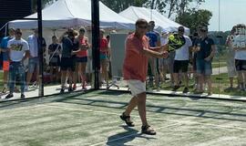 Šalia Klaipėdos - padelio teniso aiktšyno atidarymas