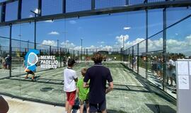 Šalia Klaipėdos - padelio teniso aiktšyno atidarymas