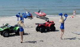 Klaipėdos paplūdimių vasarą skelbia mėlynoji vėliava