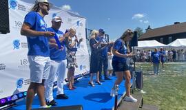 Šalia Klaipėdos - padelio teniso aiktšyno atidarymas