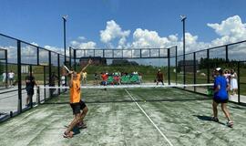 Šalia Klaipėdos - padelio teniso aiktšyno atidarymas