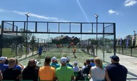 Šalia Klaipėdos - padelio teniso aiktšyno atidarymas