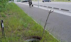 Pavojus likviduojamas – atviri šuliniai dengiami