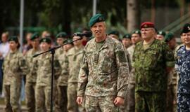 Dragūnų batalione į atsargą išlydėti kariai