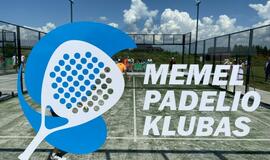 Šalia Klaipėdos - padelio teniso aiktšyno atidarymas