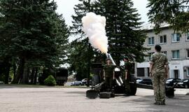 Dragūnų batalione į atsargą išlydėti kariai