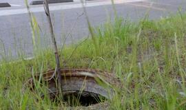 Pavojus likviduojamas – atviri šuliniai dengiami