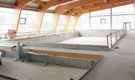 Dar vieno baseino statybos užstrigo – rangovas dar ir broko paliko