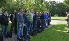 Dragūnų batalione prasidėjo kartotiniai mokymai rezervo kariams