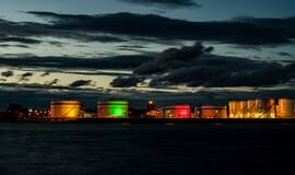 KN terminalo talpyklas nušvies Trispalvė