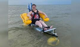 Paplūdimiuose gali maudytis ir neįgalieji