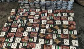 Pasieniečiai dviejuose vilkikuose aptiko daugiau 1,8 mln. eurų vertės kontrabandos